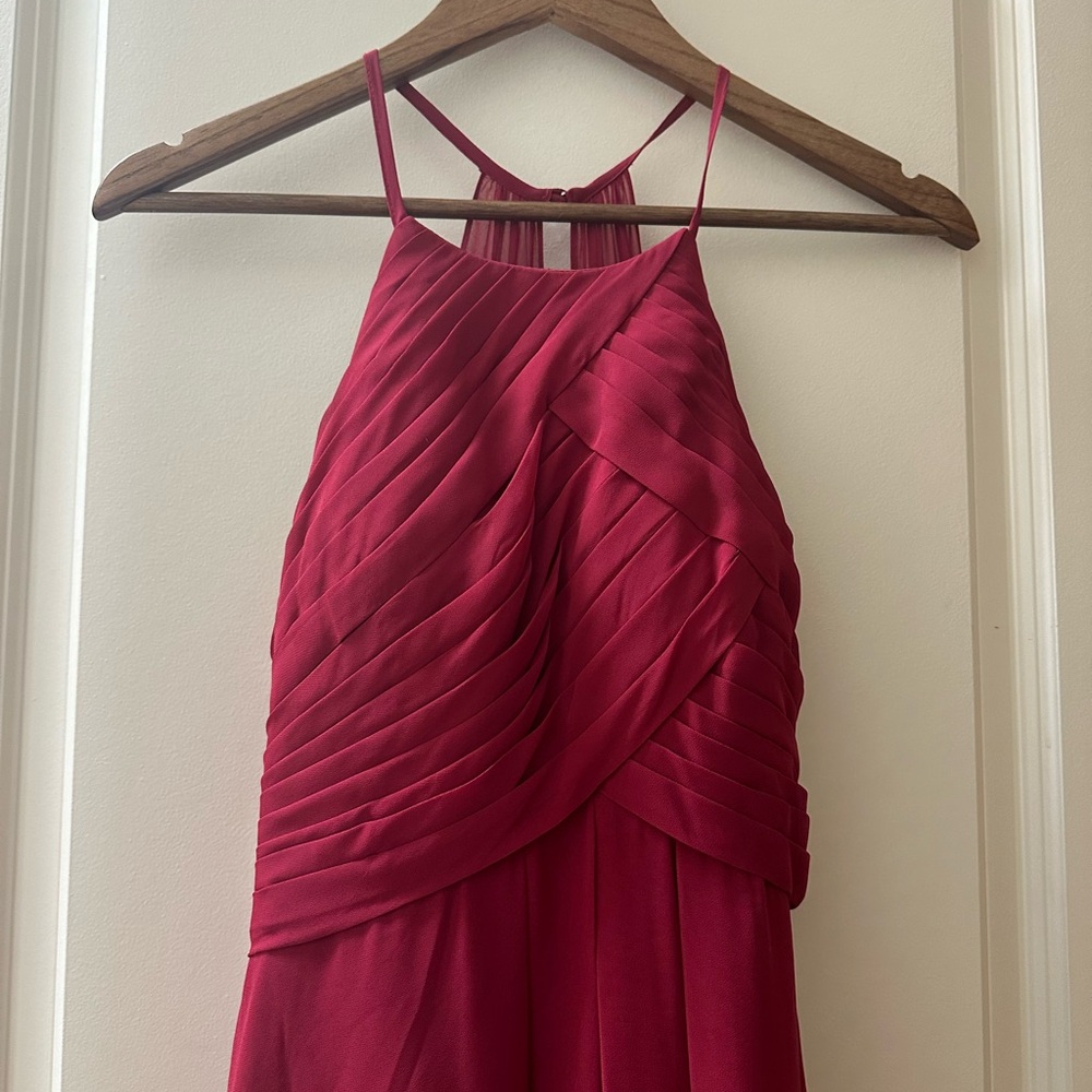 Formal women’s dress size 6 burgundy